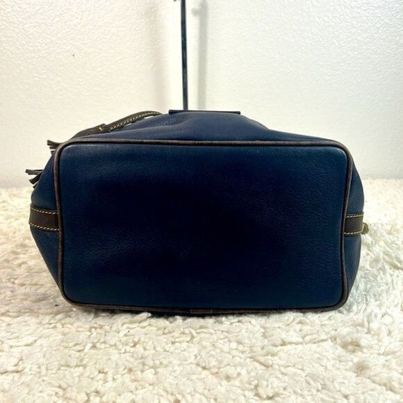 Dooney & Bourke Leather Drawstring Tie Bucket Bag w/ Attached Coin Purse - Picture 4 of 15